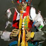 Jazz - 40" x 30" - Acrylic on Canvas