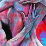 Lovers - 60" x 48" - Acrylic on Canvas