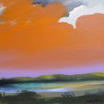 Lavender Sky - 36" x 36" - Acrylic on Canvas
