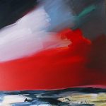 Red Sky - 30" x 30" - Acrylic on Canvas