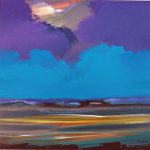 Violet Sky - 36" x 36" - Acrylic on Canvas